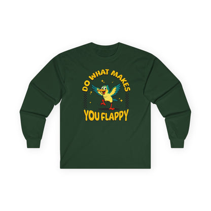"Do What Makes You Flappy" Long Sleeve Tee | Autism & Neurodiversity Advocacy Shirt