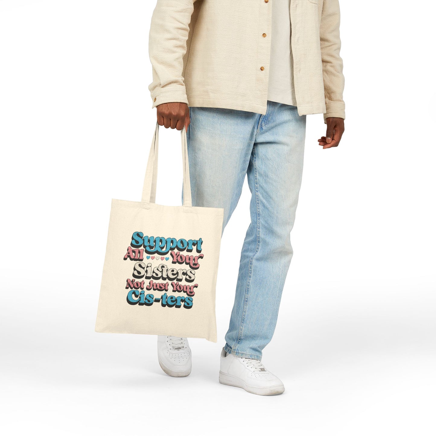 Support All Your Sisters Tote bag | Trans Pride & Solidarity Collection