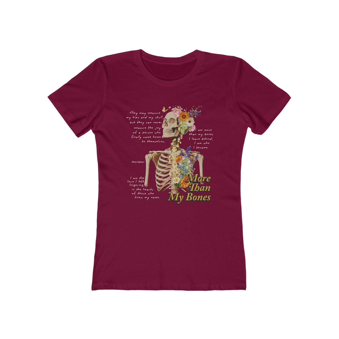 More Than My Bones Fitted Cut Tee | Trans Rights & Solidarity Collection
