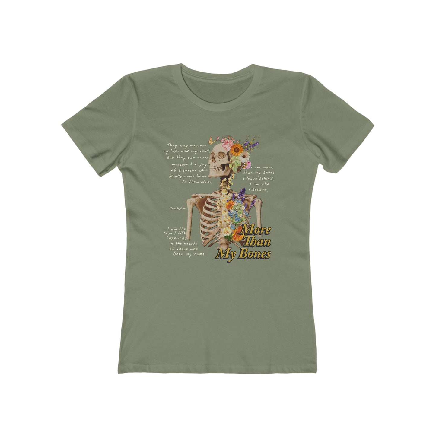 More Than My Bones Fitted Cut Tee | Trans Rights & Solidarity Collection