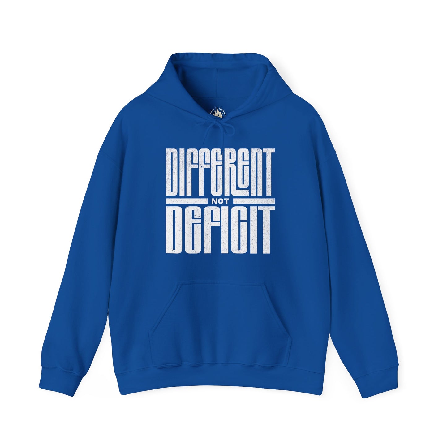 "Different Not Deficit" Unisex Hoodie | Autism & Neurodiversity Advocacy Hooded Sweatshirt