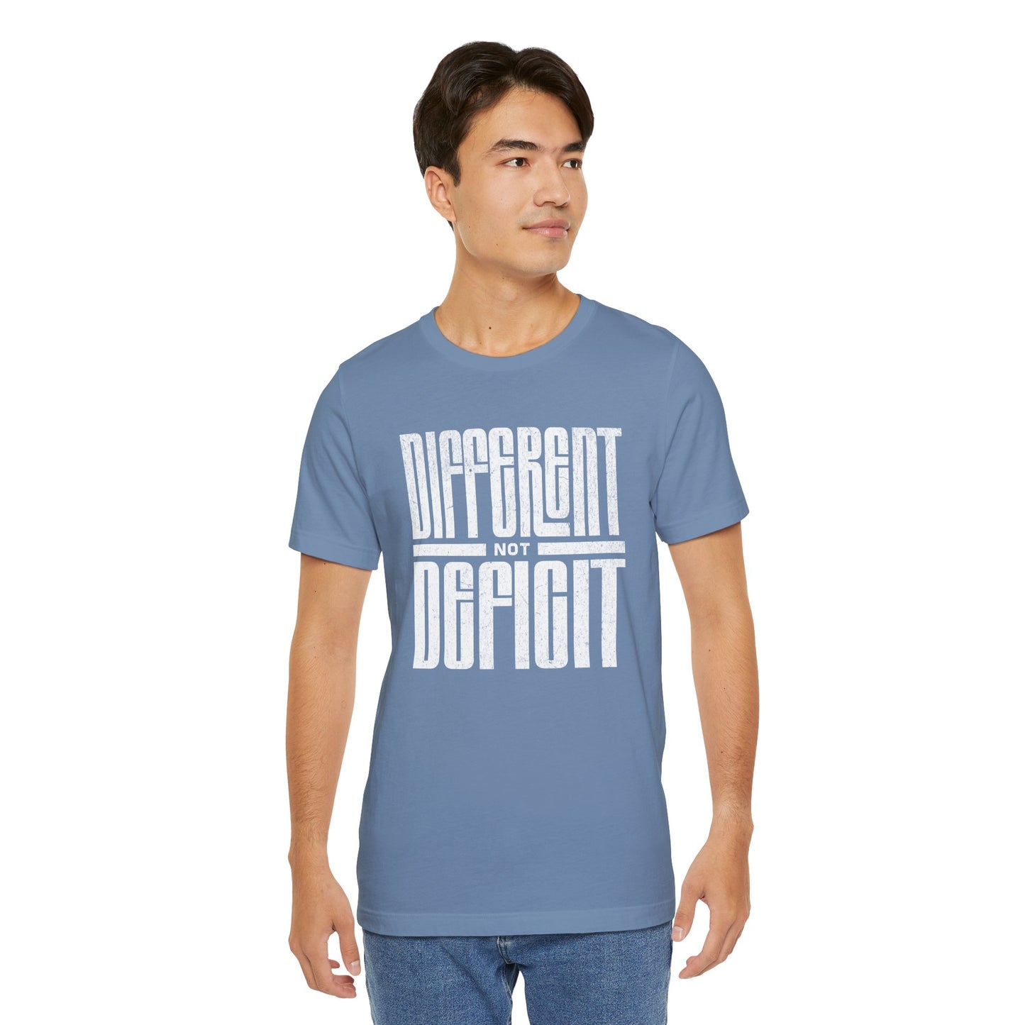 "Different Not Deficit" Unisex Tee | Autism & Neurodiversity Advocacy Shirt
