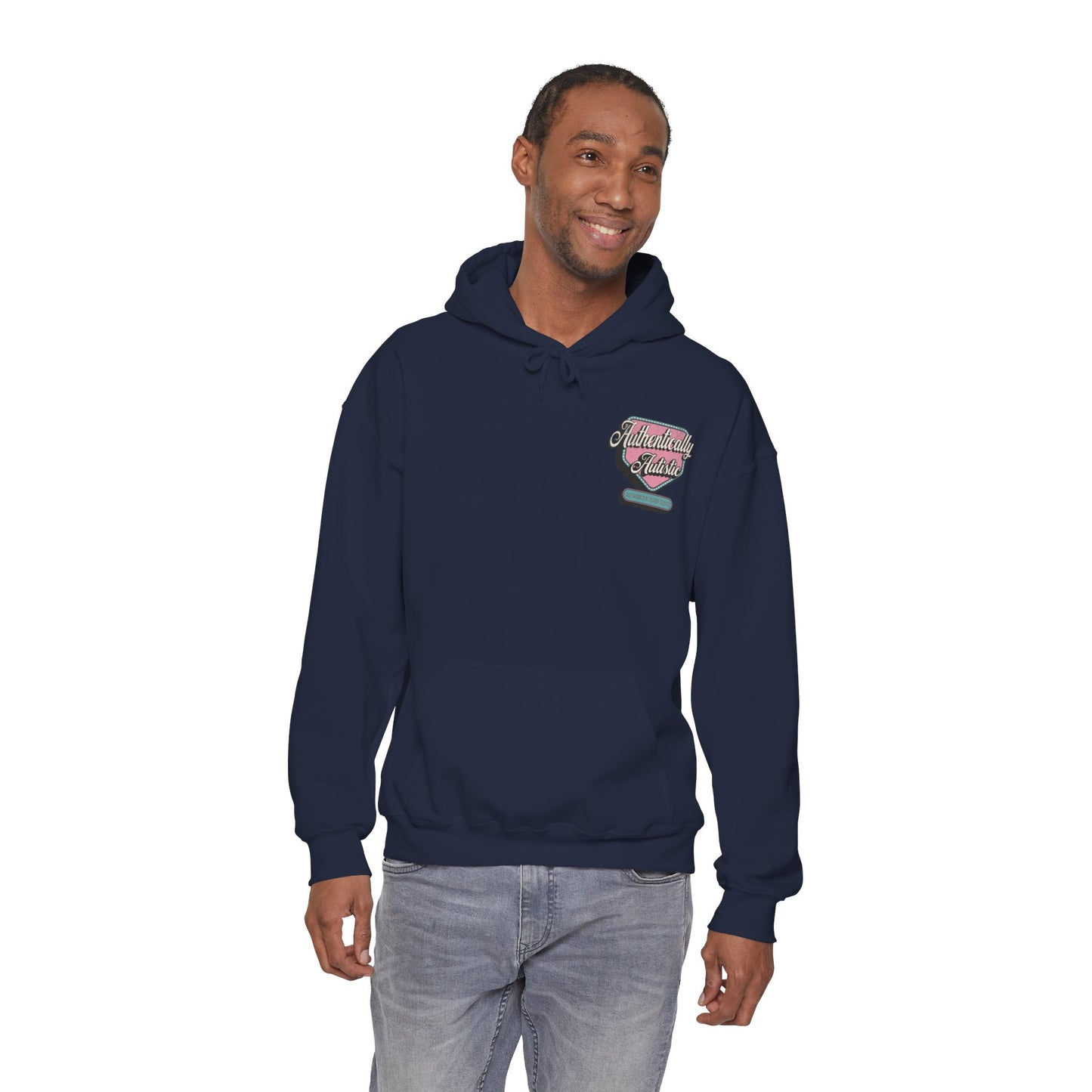 "Authentically Autistic" Unisex Hoodie | Autism & Neurodiversity Advocacy Shirt