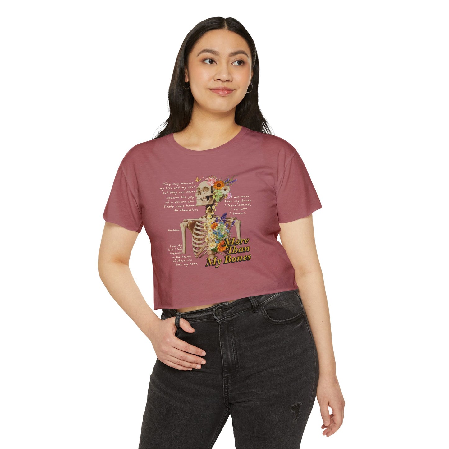 More Than My Bones Crop Top | Trans Rights & Solidarity Collection