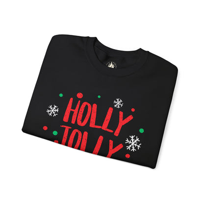 Holly Jolly Unisex Crewneck Sweatshirt | Funny Christmas Sweater for the overstimulated