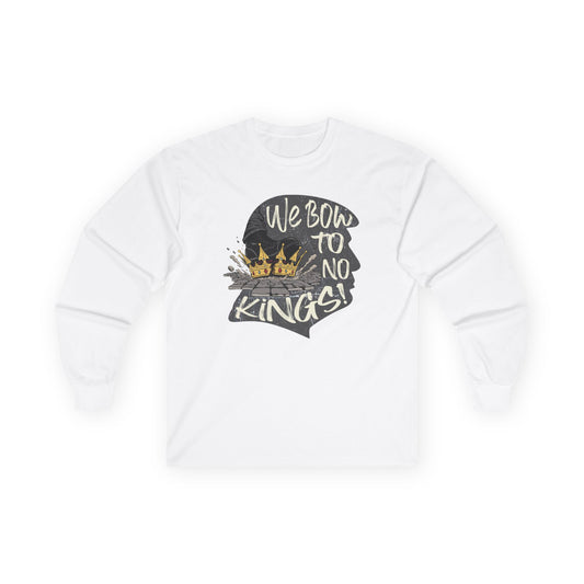 No Kings Unisex Long Sleeve Tee | Firestarter Fund Collection