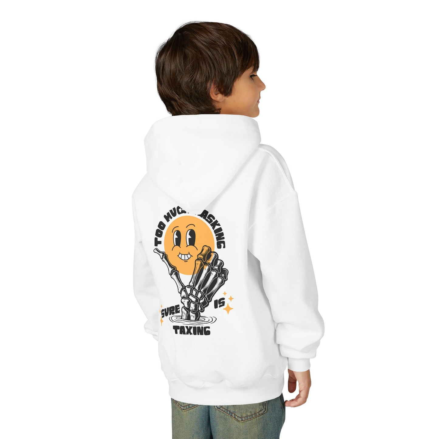 Youth "Masking Is Taxing" Unisex Hoodie | Autism & Neurodiversity Advocacy Sweatshirt