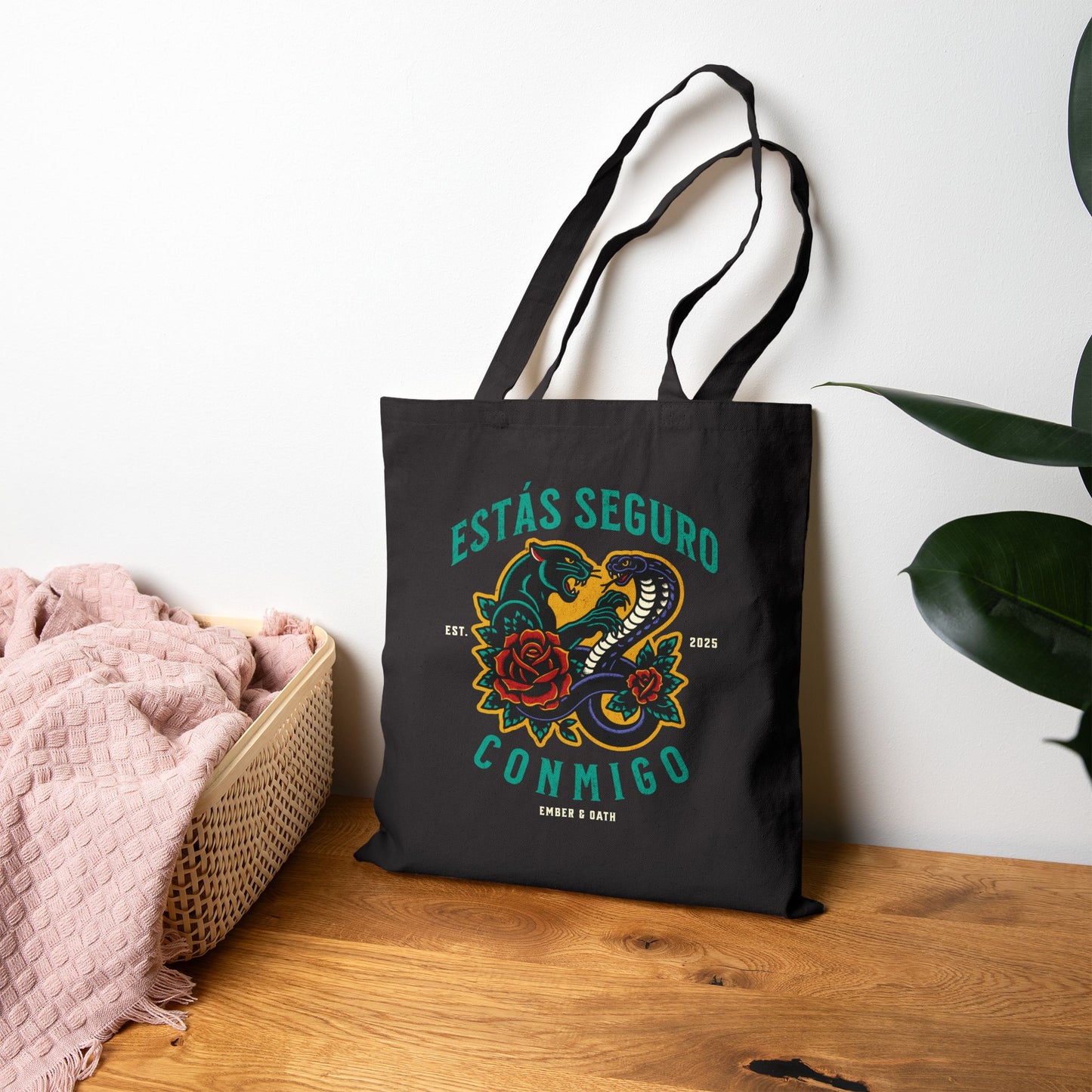 You Are Safe With Me Tote | Estás Seguro Conmigo Bag | Immigrant Rights & Solidarity Collection