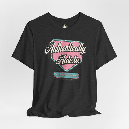 "Authentically Autistic" Unisex Tee | Masking Free Zone Shirt