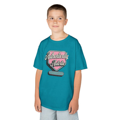 Youth "Authentically Autistic" Unisex Tee | Autism & Neurodiversity Advocacy Shirt