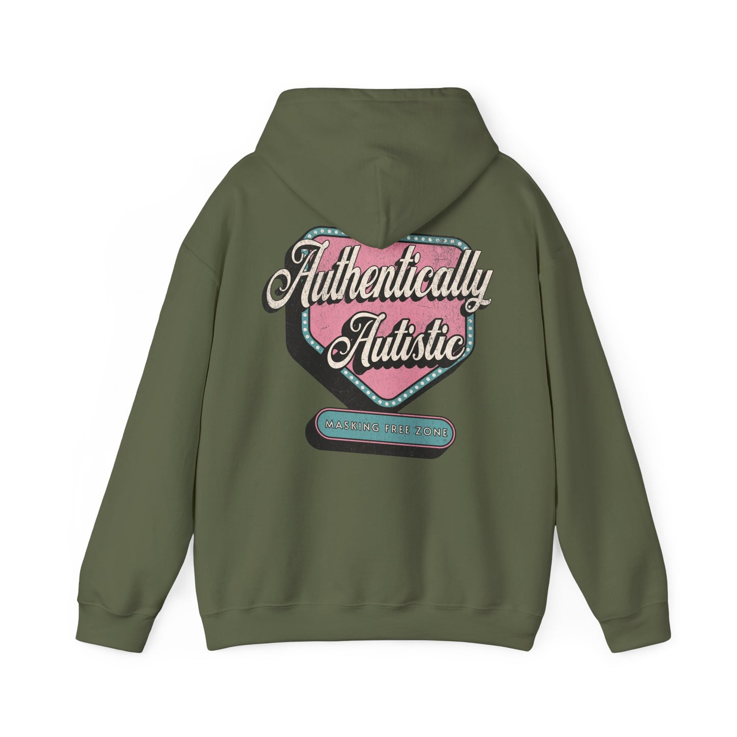 "Authentically Autistic" Unisex Hoodie | Autism & Neurodiversity Advocacy Shirt