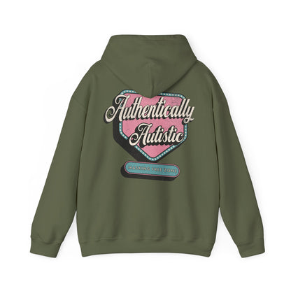 "Authentically Autistic" Unisex Hoodie | Autism & Neurodiversity Advocacy Shirt