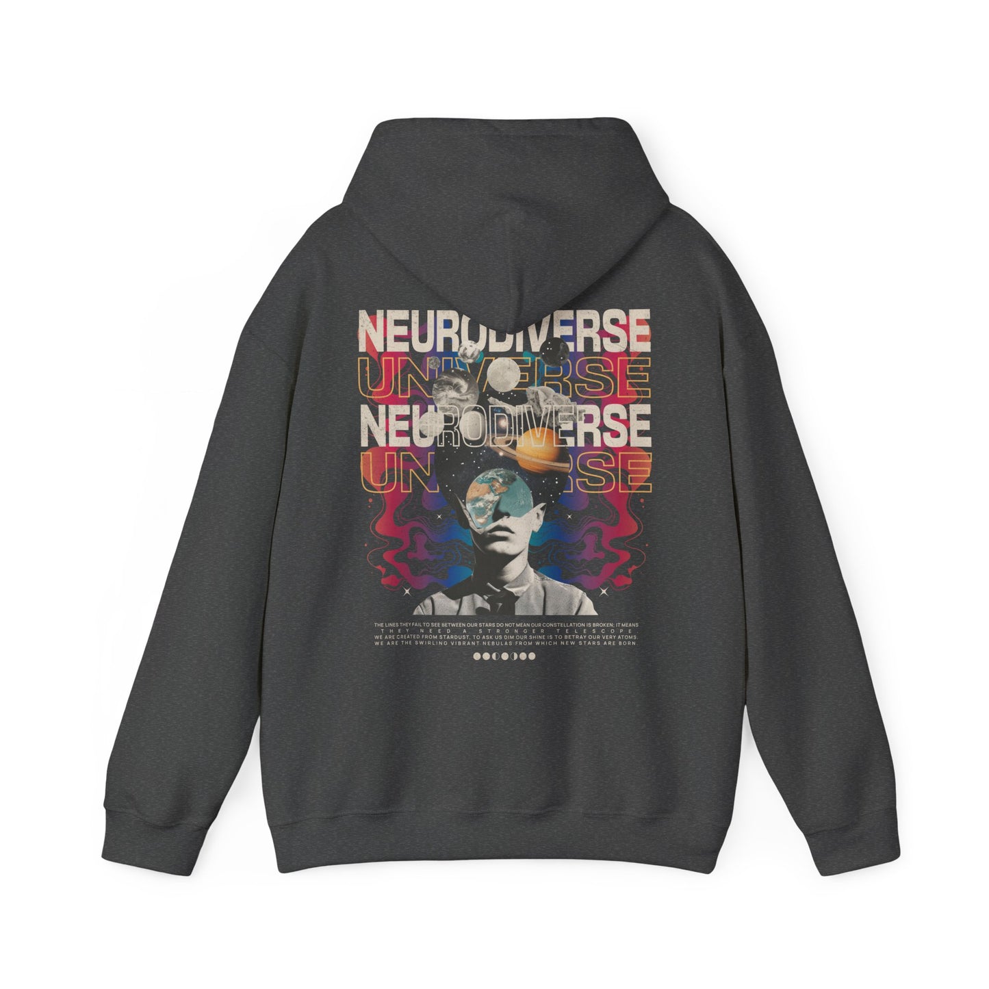 Neurodiverse Universe Unisex Hoodie | Neurodiversity Advocacy Hooded Sweatshirt