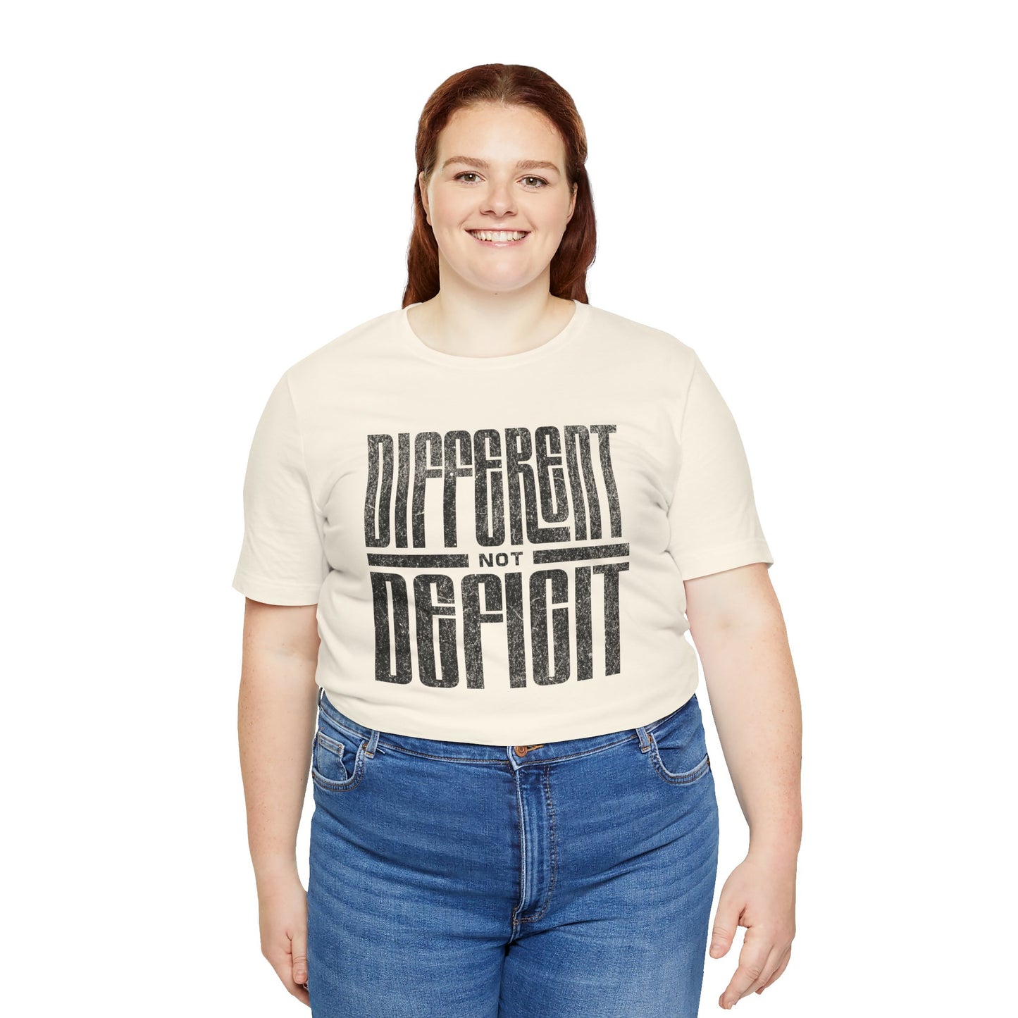 "Different Not Deficit" Unisex Tee | Autism & Neurodiversity Advocacy Shirt