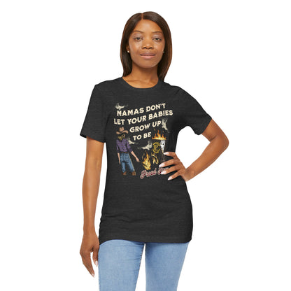 Mama's Don't Let Your Babies Grow Up To Be Proud Boys Unisex Tee | Anti-Fascist Shirt | The Collective Flame Fund Collection