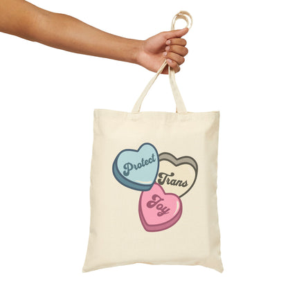 Protect Trans Joy Tote Bag | Trans Pride & Solidarity Collection