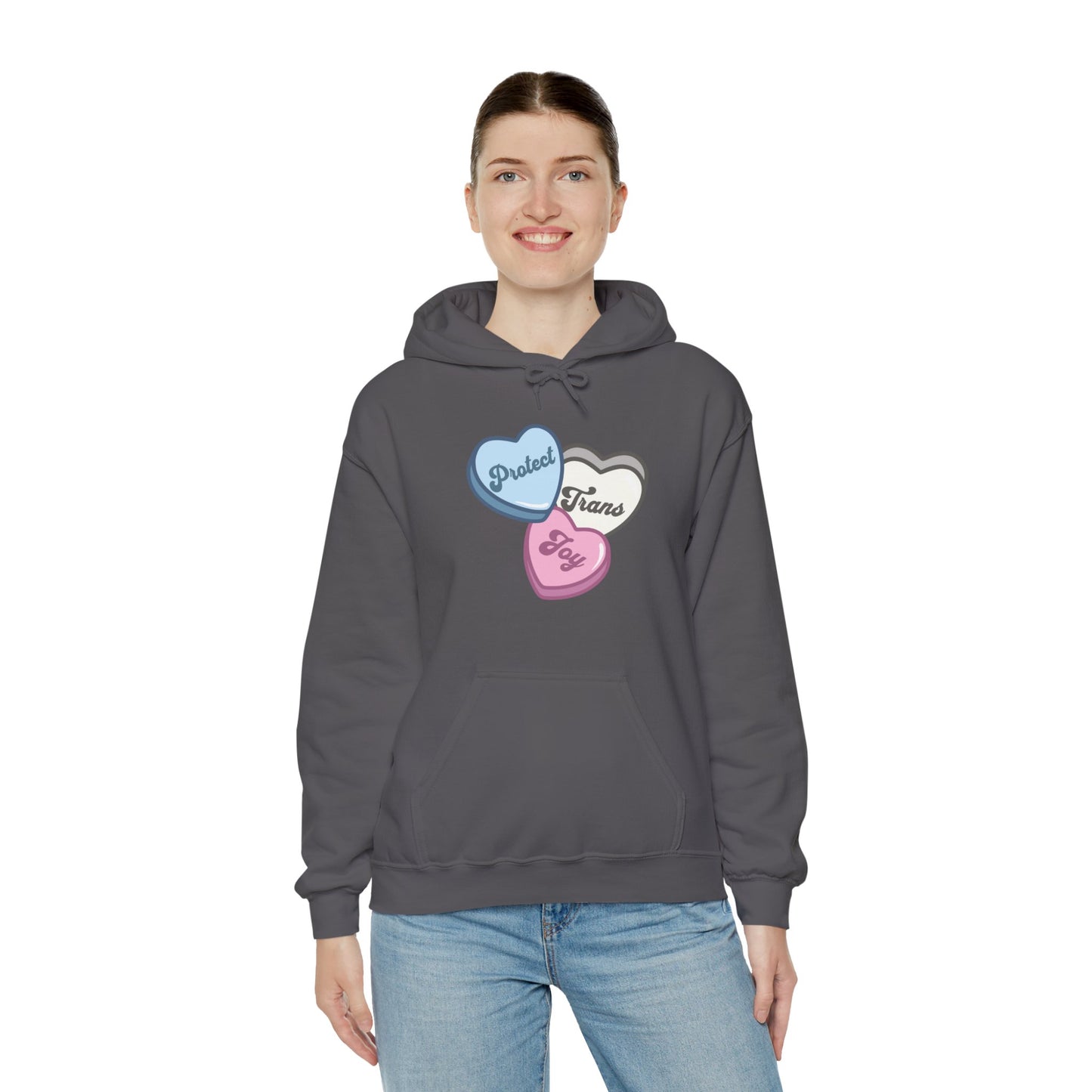 Protect Trans Joy Unisex Hoodie | Trans Pride & Solidarity Collection