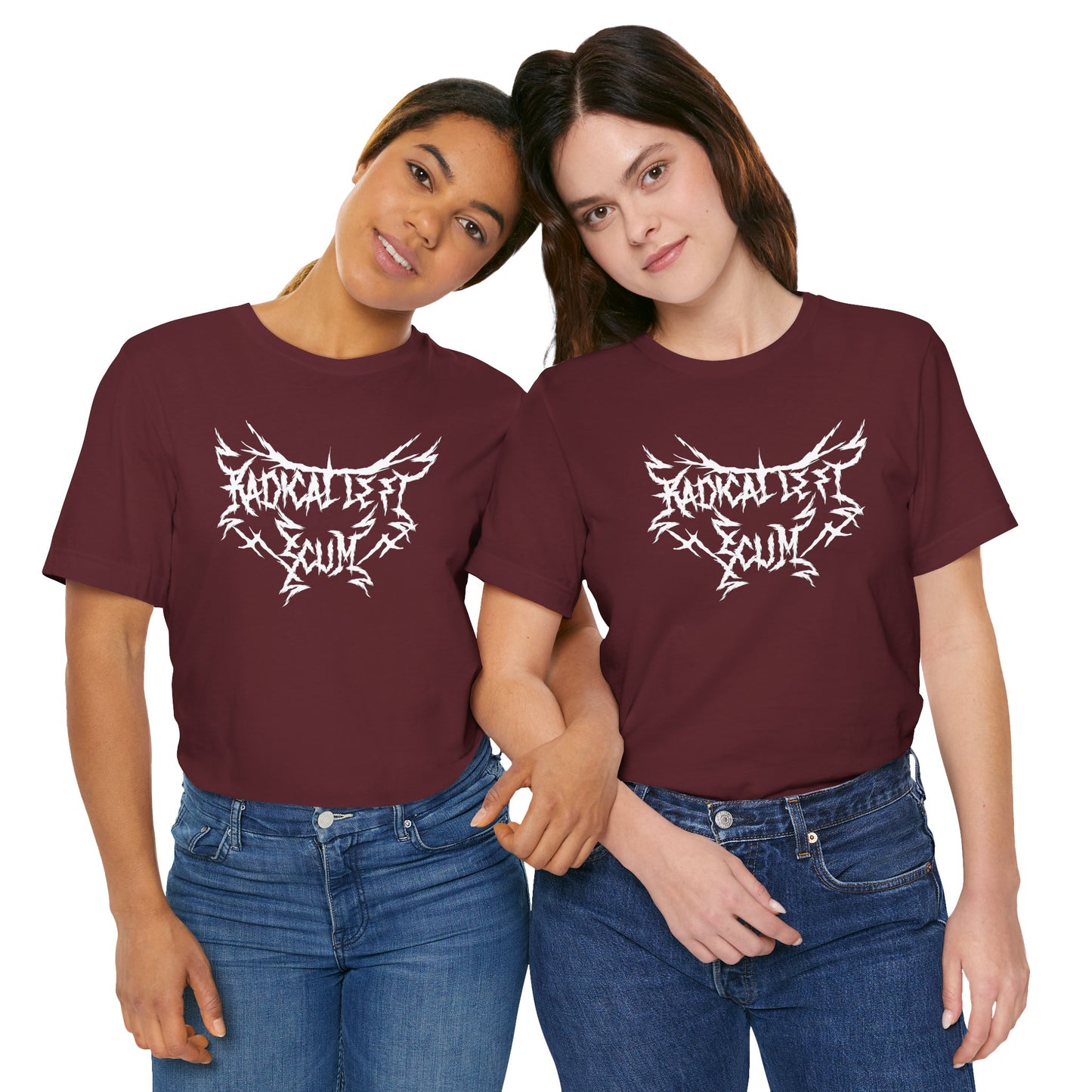 Radical Left Scum Heavy Metal Unisex Tee | The Collective Flame Fund Collection