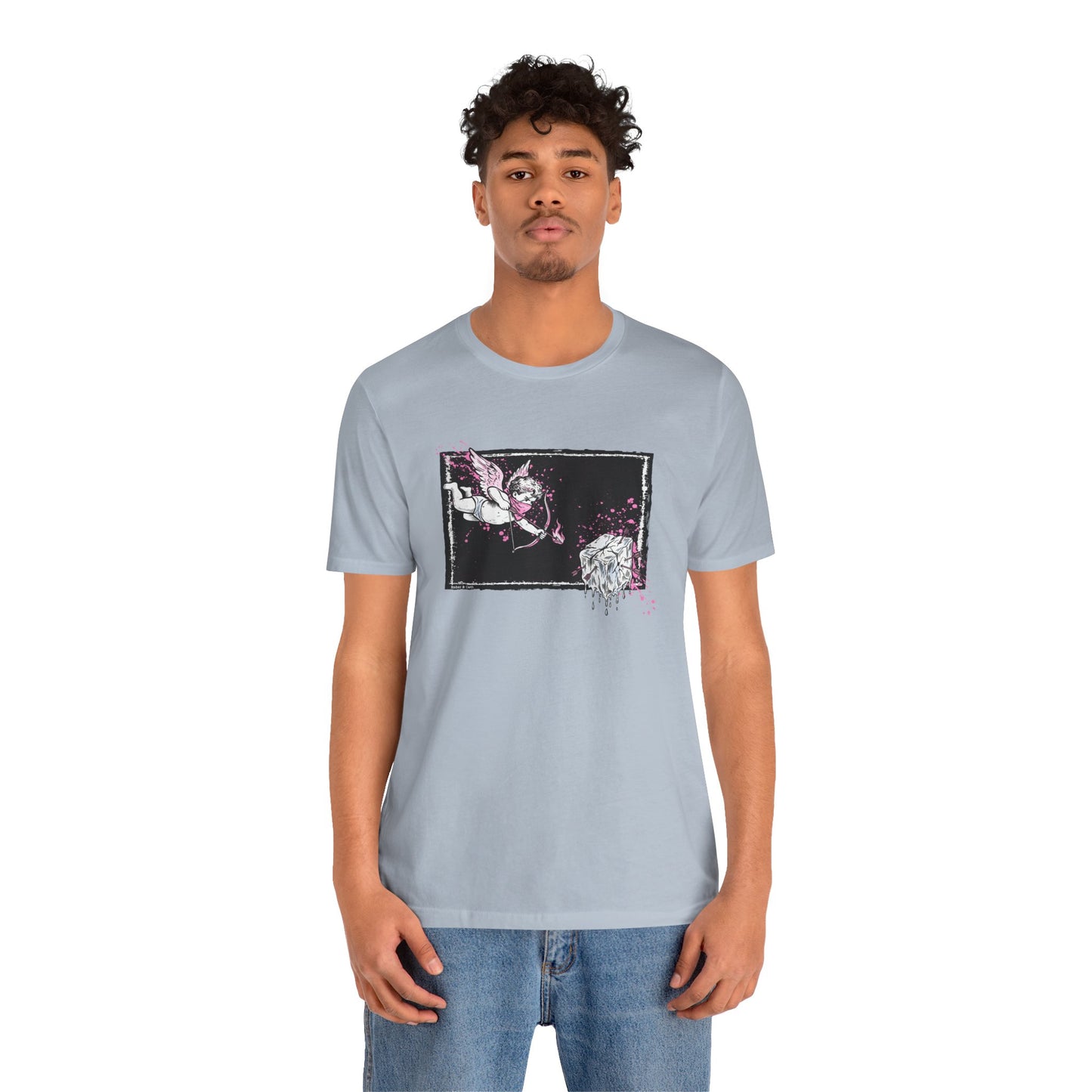 Cupid Against ICE Unisex Tee | Anti-ICE Shirt | The Collective Flame Fund Collection