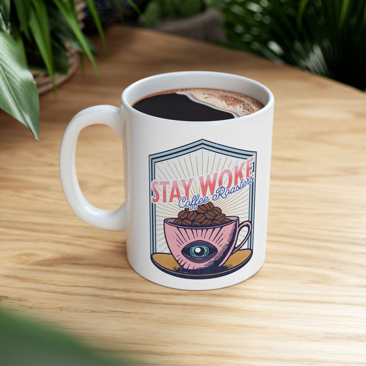 Stay Woke Coffee Roasters Coffee Mug | Fuel the Resistance Cup | Firestarter Fund Collection