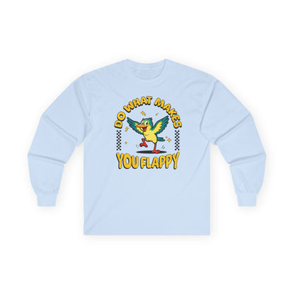 "Do What Makes You Flappy" Long Sleeve Tee | Autism & Neurodiversity Advocacy Shirt
