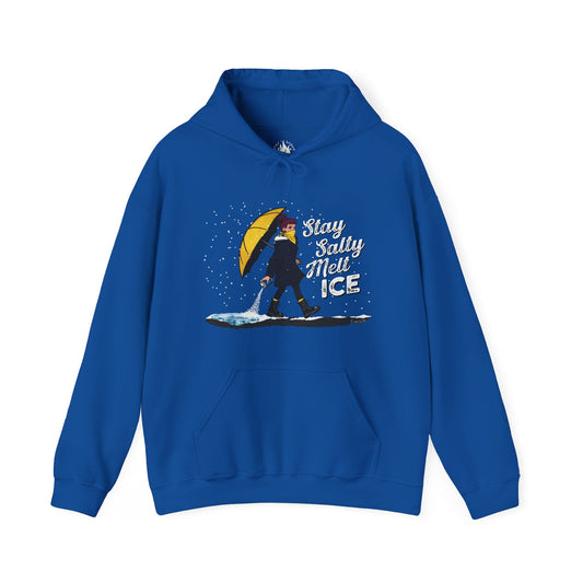 Stay Salty Melt ICE Unisex Hoodie | Anti-ICE Hooded Sweatshirt | Immigrant Rights & Solidarity Collection