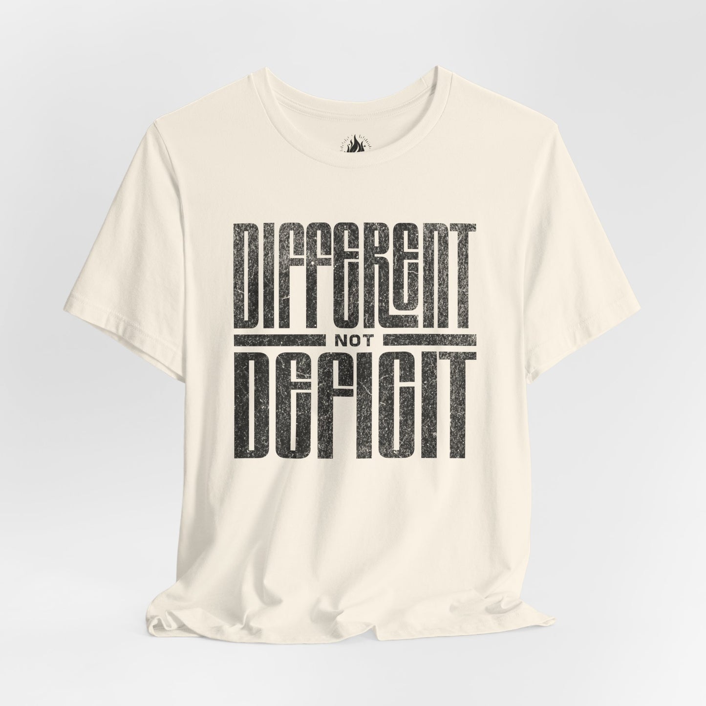 "Different Not Deficit" Unisex Tee | Autism & Neurodiversity Advocacy Shirt