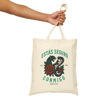 You Are Safe With Me Tote | Estás Seguro Conmigo Bag | Immigrant Rights & Solidarity Collection