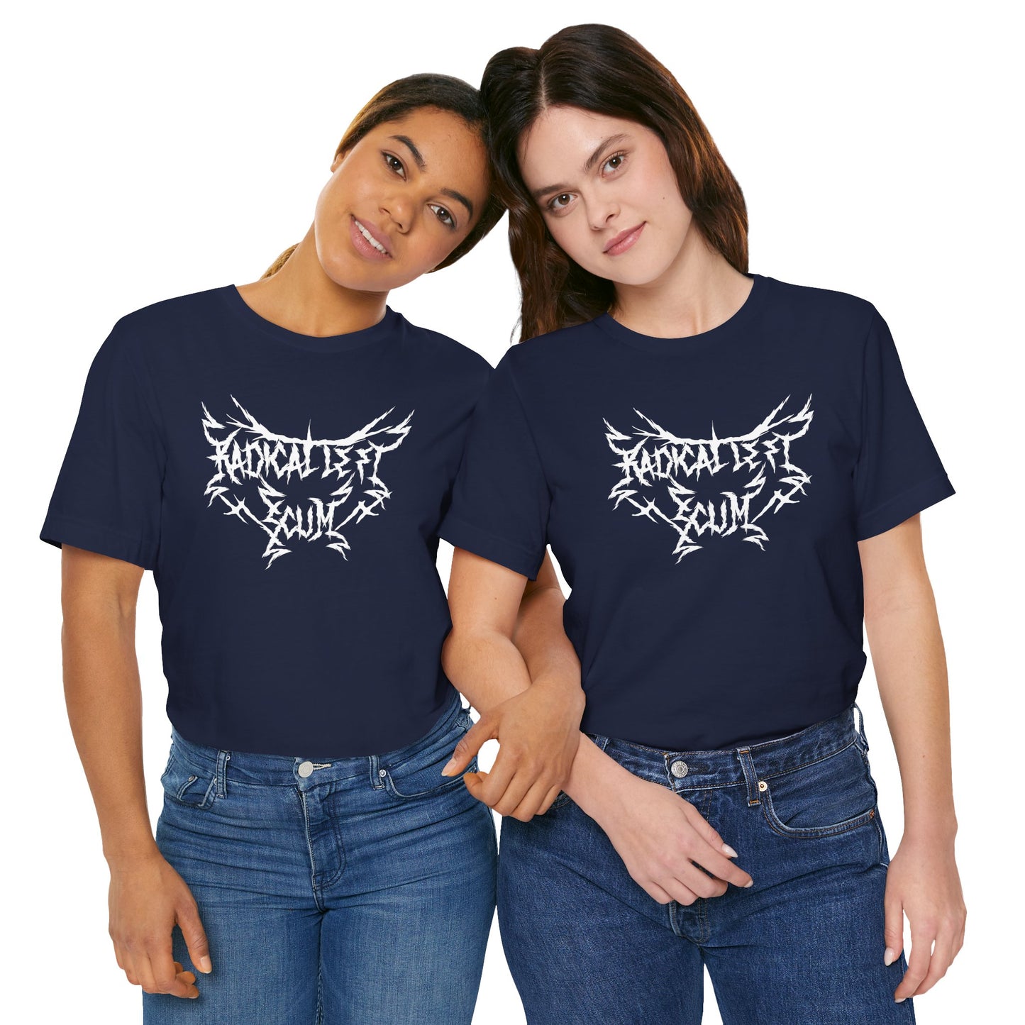 Radical Left Scum Heavy Metal Unisex Tee | The Collective Flame Fund Collection