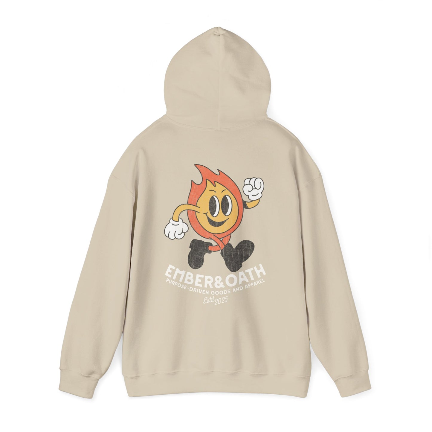 Emory Unisex Hoodie | The Firestarter Fund Mascot Hooded Sweatshirt