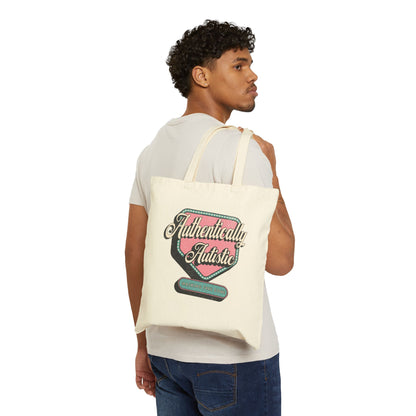 "Authentically Autistic" Tote Bag | Autism & Neurodiversity Advocacy Bag