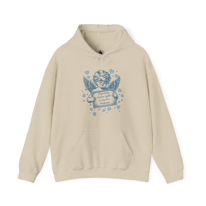Defending Humans Rights Is My Love Language Unisex Hoodie | Valentine's Day Activism Hooded Swatshirt | The Collective Flame Fund Collection