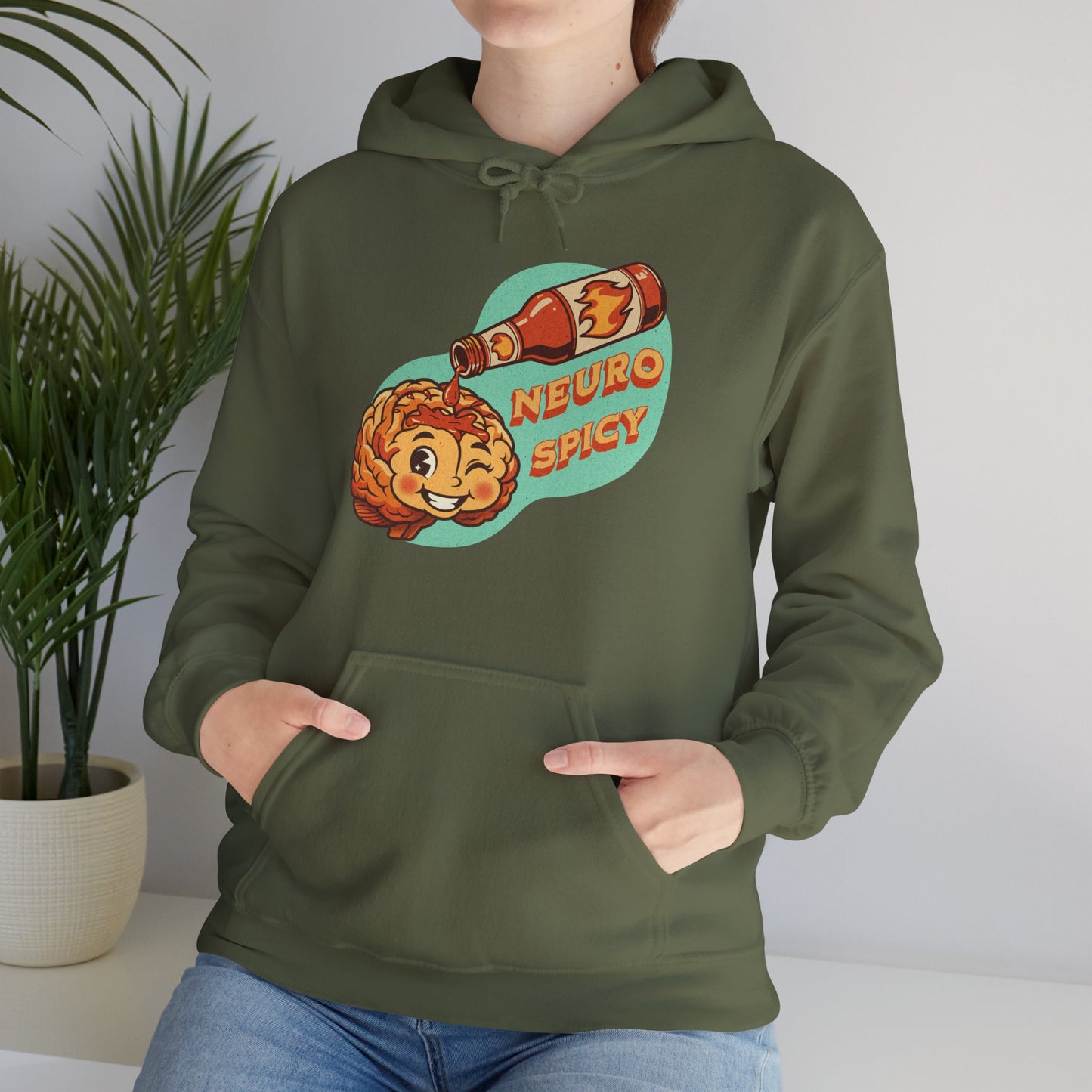 'Neurospicy" Unisex Hoodie | Autism & Neurodiversity Advocacy Hooded Sweatshirt