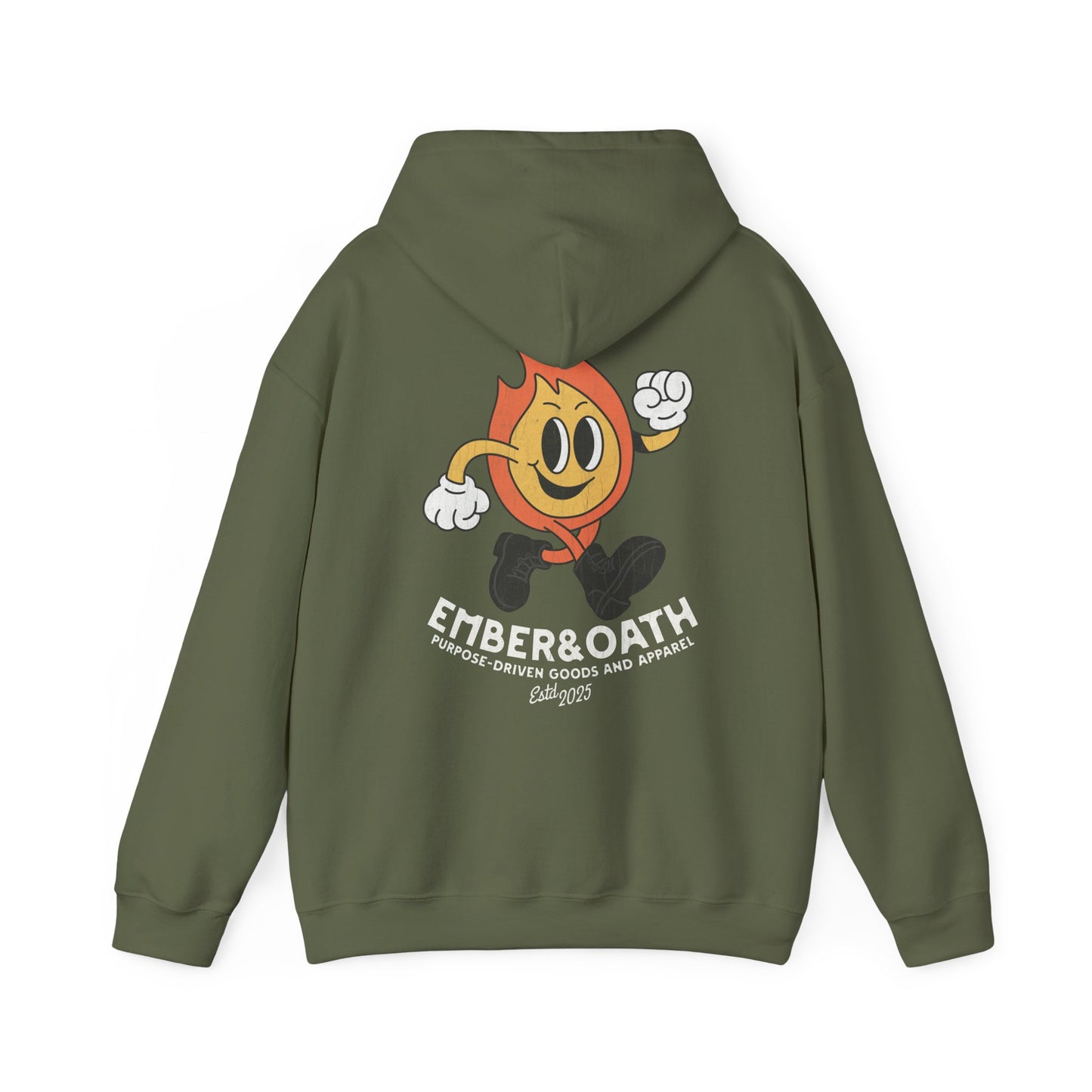 Emory Unisex Hoodie | The Firestarter Fund Mascot Hooded Sweatshirt