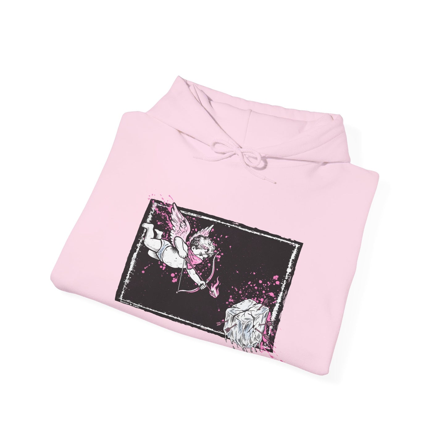 Cupid Against ICE Unisex Hoodie | Anti-ICE Hooded Sweatshirt | The Collective Flame Fund Collection