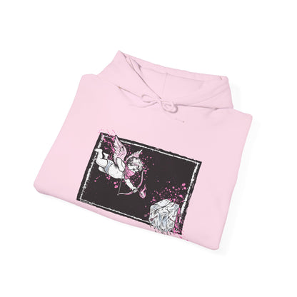 Cupid Against ICE Unisex Hoodie | Anti-ICE Hooded Sweatshirt | The Collective Flame Fund Collection