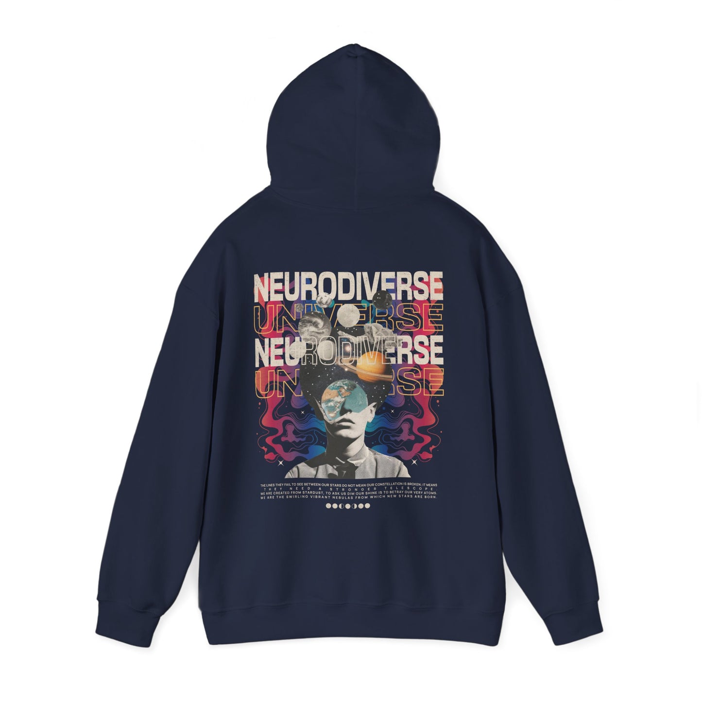Neurodiverse Universe Unisex Hoodie | Neurodiversity Advocacy Hooded Sweatshirt