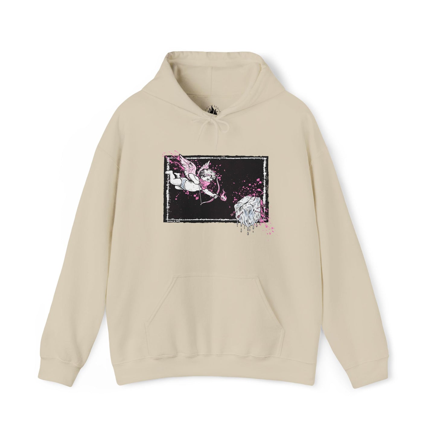 Cupid Against ICE Unisex Hoodie | Anti-ICE Hooded Sweatshirt | The Collective Flame Fund Collection