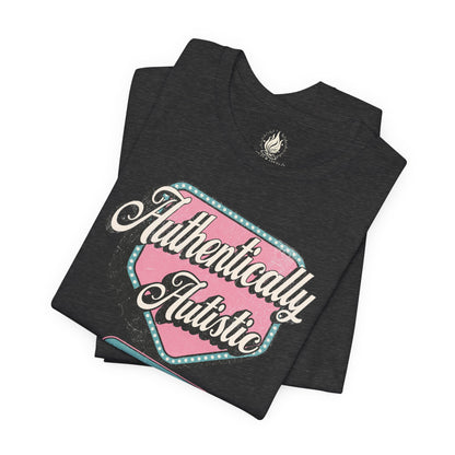 "Authentically Autistic" Unisex Tee | Masking Free Zone Shirt