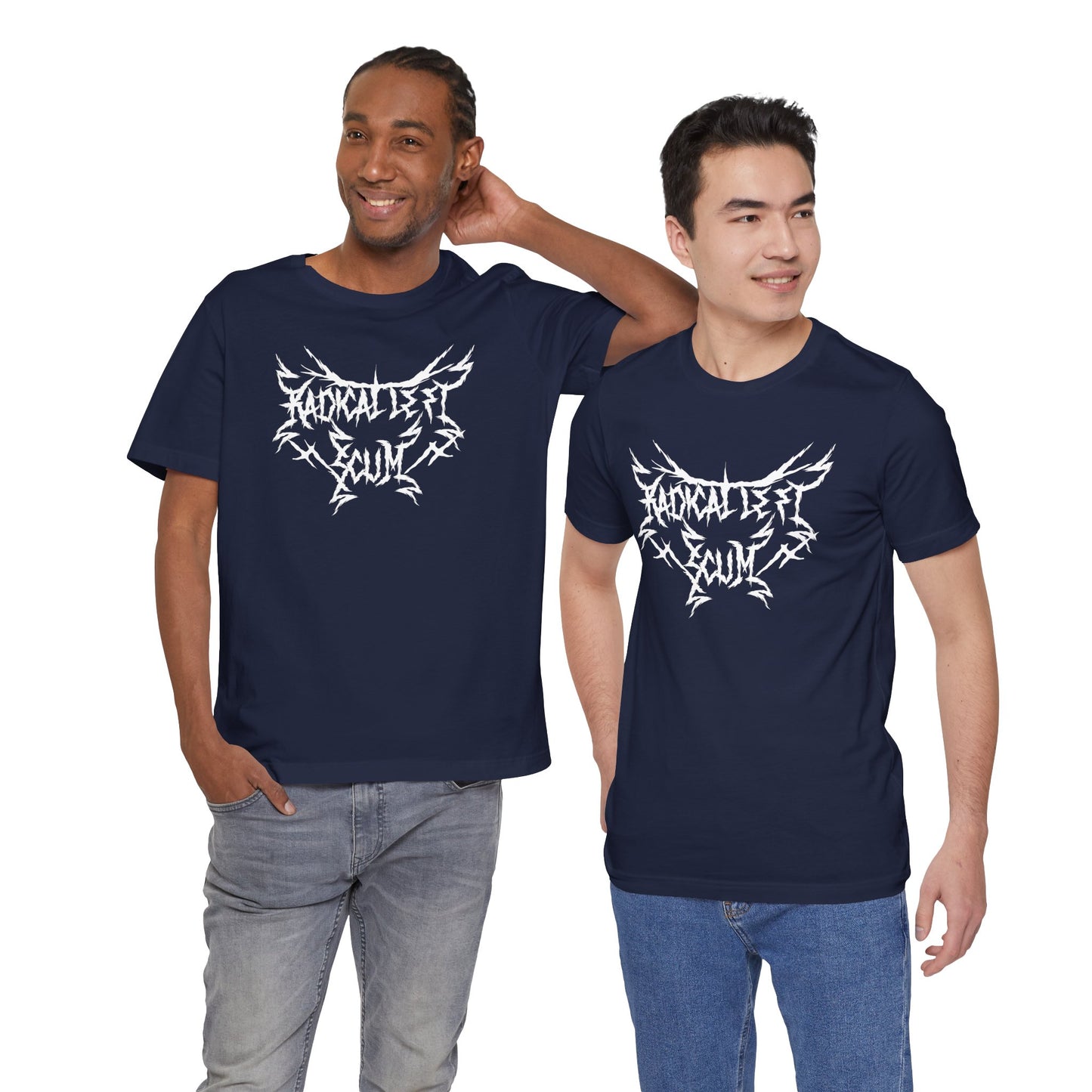 Radical Left Scum Heavy Metal Unisex Tee | The Collective Flame Fund Collection