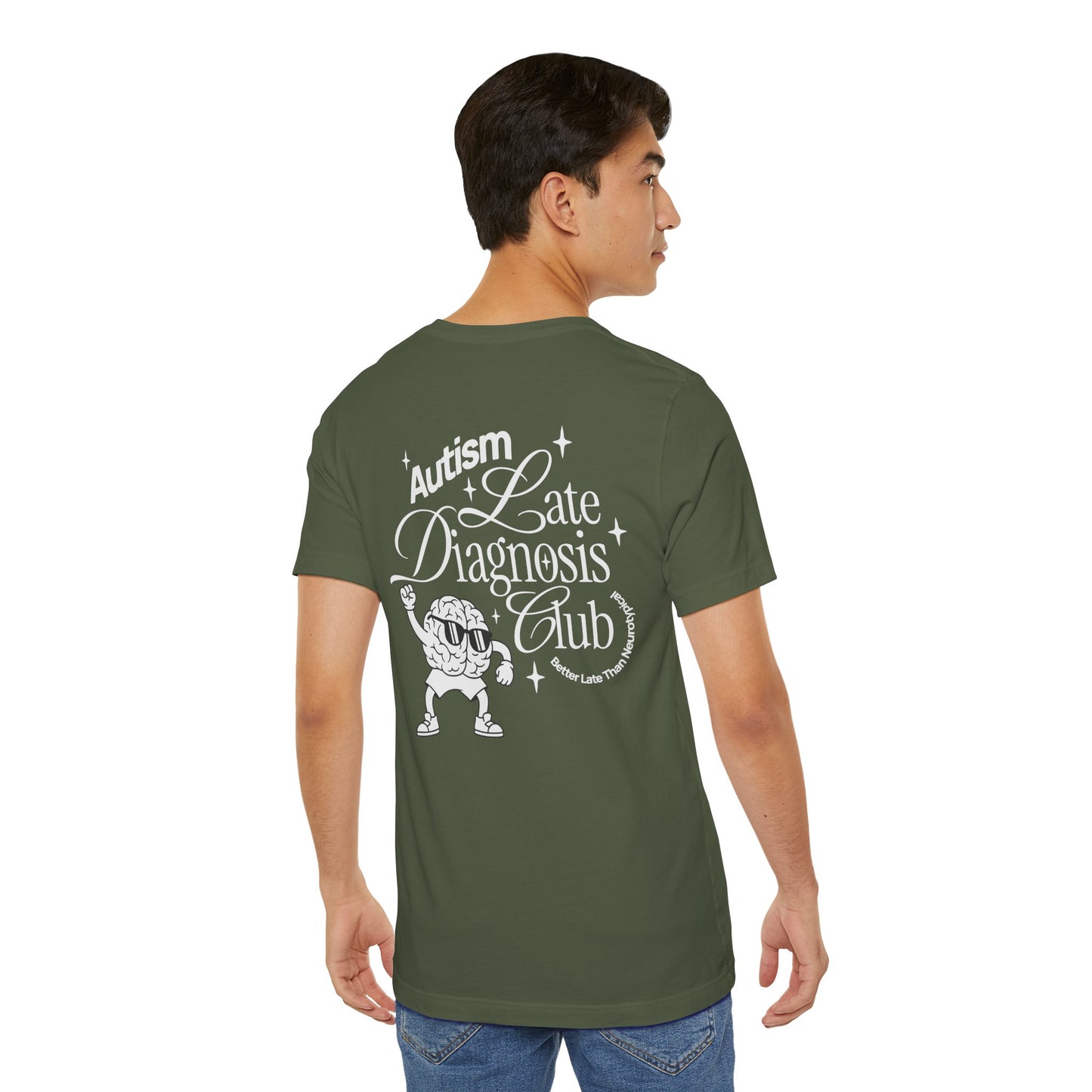 "Late Diagnosis Club" Custom Tee | Autism, ADHD, AuDHD Advocacy Shirt | Ember & Oath