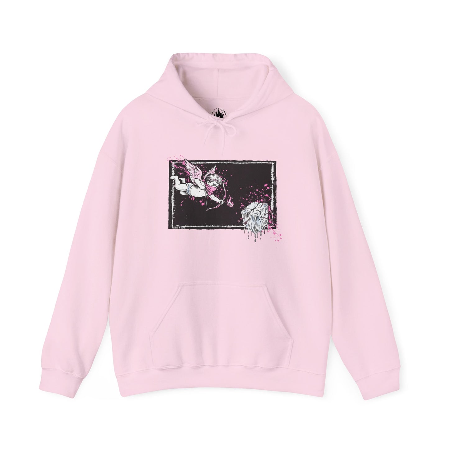 Cupid Against ICE Unisex Hoodie | Anti-ICE Hooded Sweatshirt | The Collective Flame Fund Collection