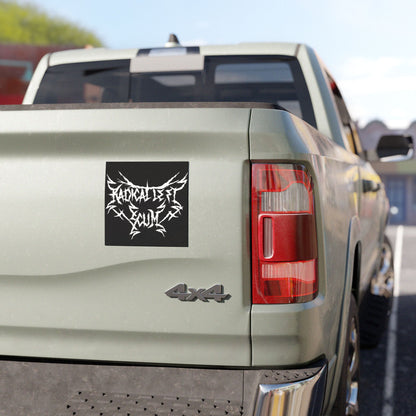 Radical Left Scum Heavy Metal Car Magnet | The Collective Flame Fund Collection