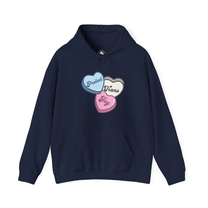 Protect Trans Joy Unisex Hoodie | Trans Pride & Solidarity Collection