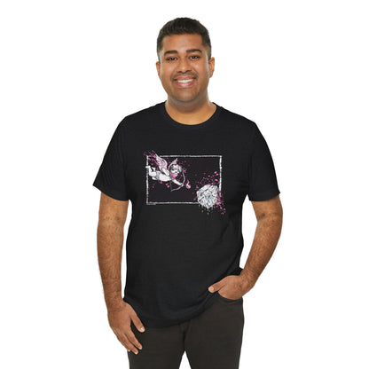 Cupid Against ICE Unisex Tee | Anti-ICE Shirt | The Collective Flame Fund Collection