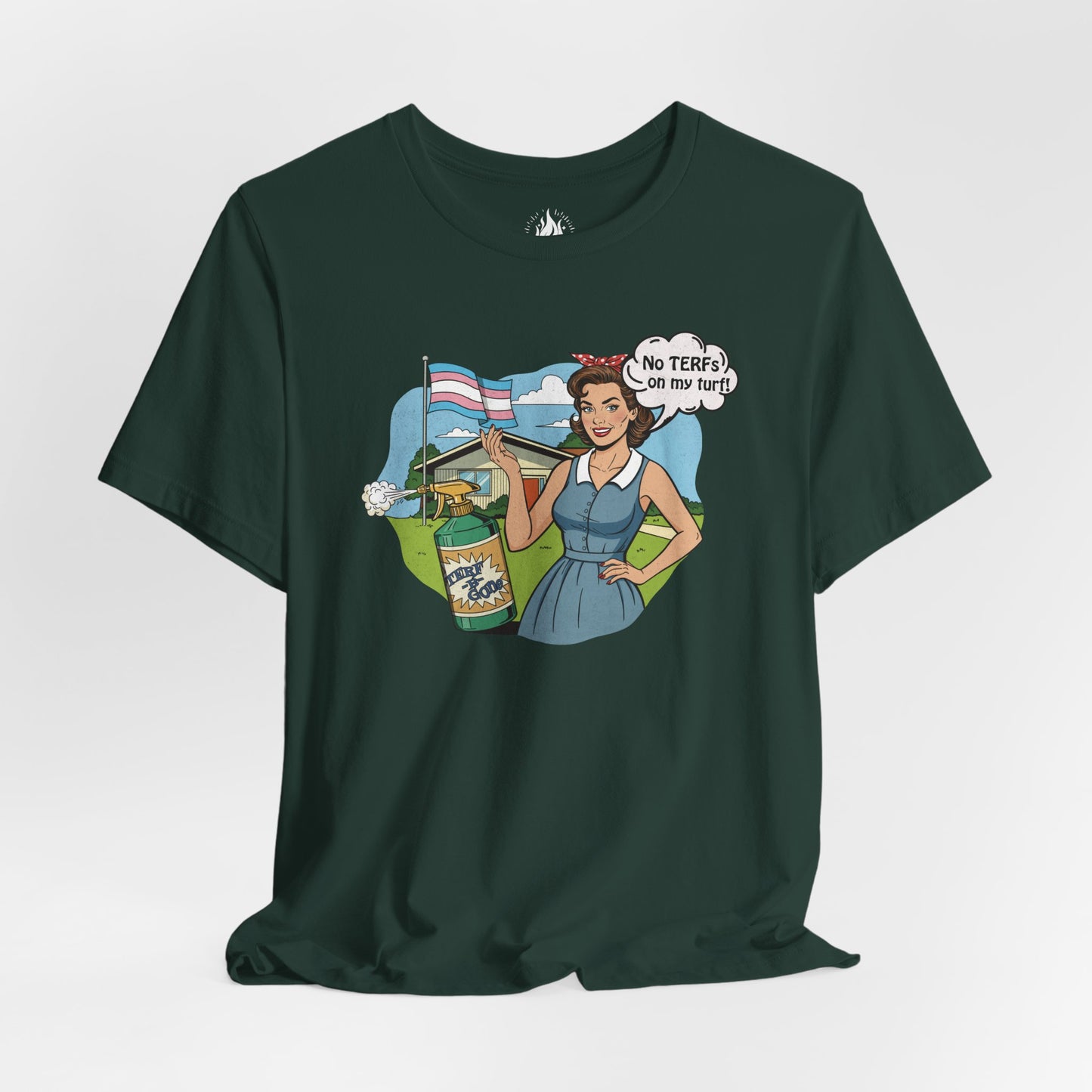 No TERFs On My Turf Unisex Tee | Trans Pride & Solidarity Collection
