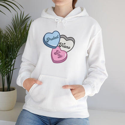 Protect Trans Joy Unisex Hoodie | Trans Pride & Solidarity Collection