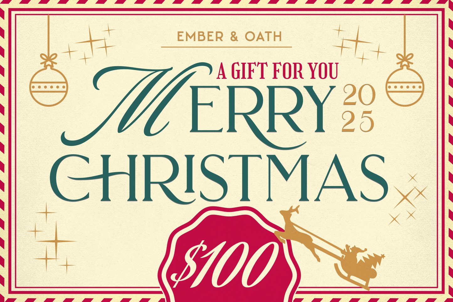 Christmas $100 Ember & Oath Gift Card